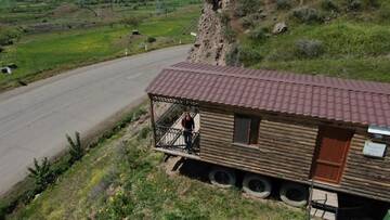 Фото номера Двухместный номер с 1 кроватью и балконом Гостевой дом Arpa Valley Cabin г. Ехегнадзор 5