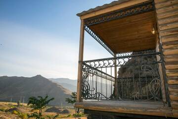 Фото номера Двухместный номер с 1 кроватью и балконом Гостевой дом Arpa Valley Cabin г. Ехегнадзор 14