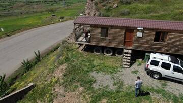 Фото номера Небольшой двухместный номер с 2 отдельными кроватями Гостевой дом Arpa Valley Cabin г. Ехегнадзор 17